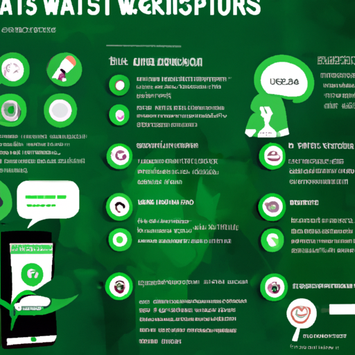 אינפוגרפיקה המציגה את התכונות והיתרונות העיקריים של WhatsApp for Business